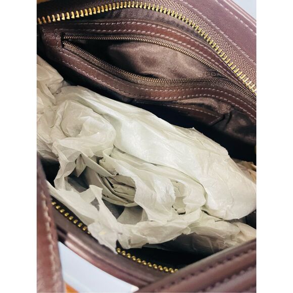 Coach Vintage New Brown Leather Shoulder Bag - Picture 5 of 5